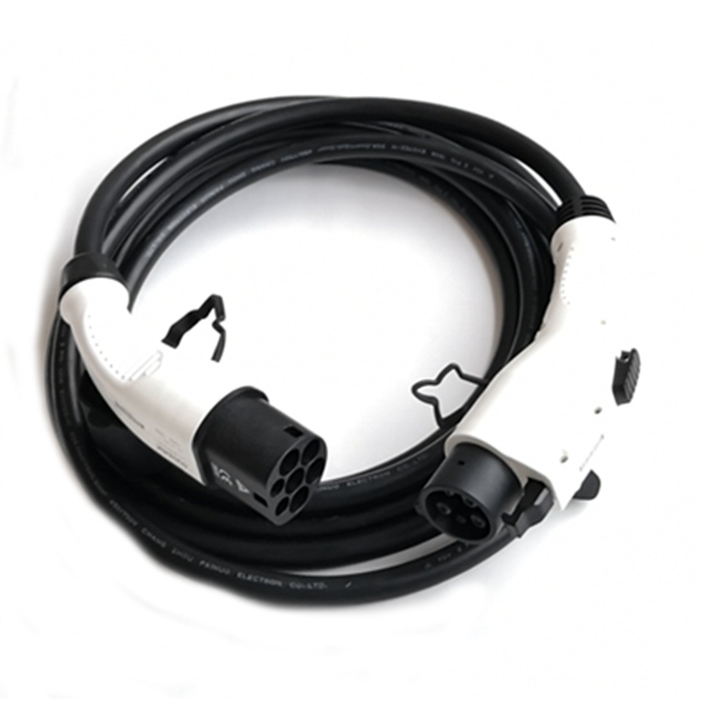 Электромобиль EV зарядный кабель/шнур 16amp 32amp SAE J1772 type1 IEC 62196 type2 EV зарядный кабель
