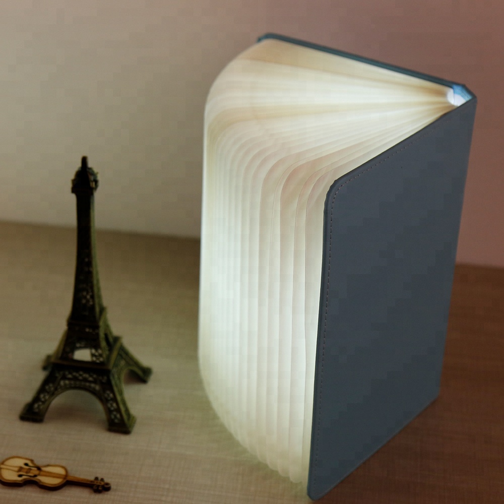 Складная Светодиодная лампа в форме книги, USB