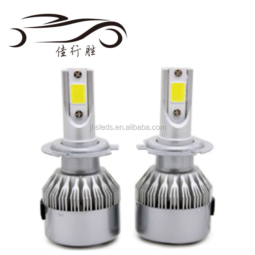 Фабричная поставка 9005 HB3 9006 HB4 H11 H4 H7 Led H1 H3 Авто C6 Автомобильные светодиодные фары 6000K лампочки C6 светодиодный головной свет 36 Вт 3800lm