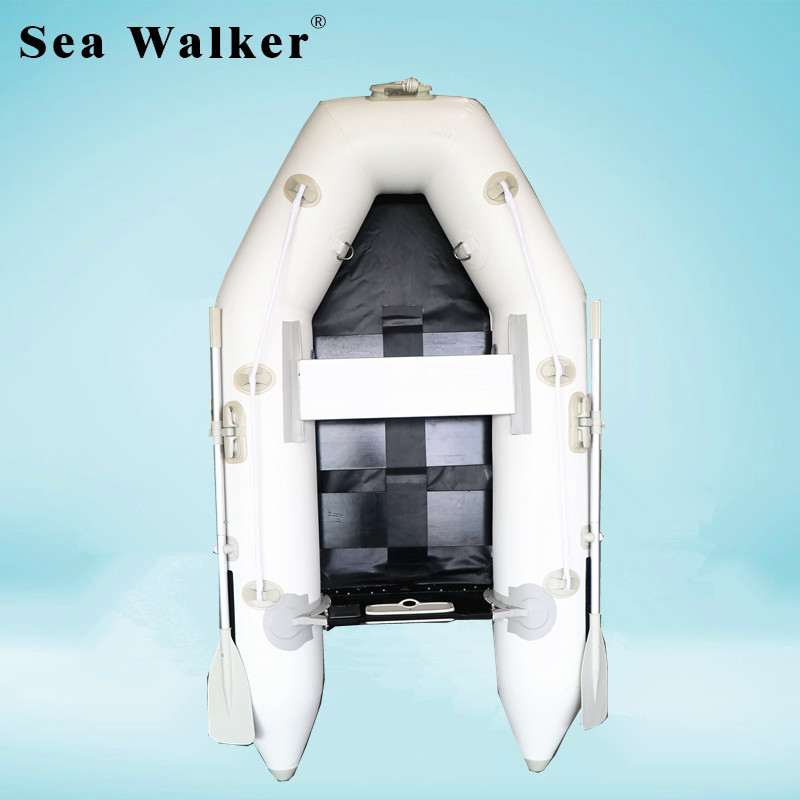 Seawalker м 2,3 m надувная рыболовная лодка с воздушным решетчатым полом высокого качества гребная материал лодки плот с сертификатом CE