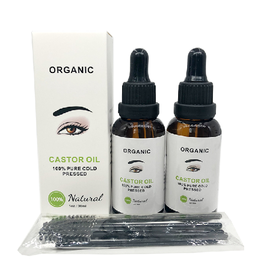 Strong Effective Nourishing Beard Brow Hair Eyelashes Growth 100% Pure Castor Oil
