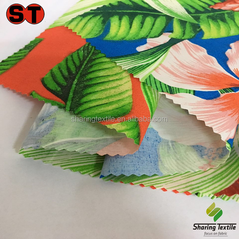 Factory Nylon Cotton Woven Printed Bulk Ready Made 70D(140D)*21S(16S) Twill Nylon&Cotton And Nc And N&C Twill Printed Fabric