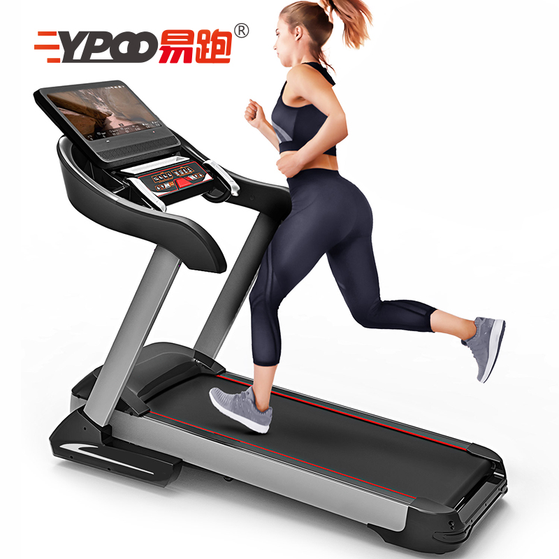 Беговая дорожка YPOO для дома, беговая дорожка с ТВ 18,5 ''/15,6''/10,1 ''TFT большой экран, беговая дорожка для тренажерного зала и фитнеса