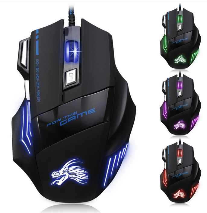 Легкая оптическая игровая usb-мышь