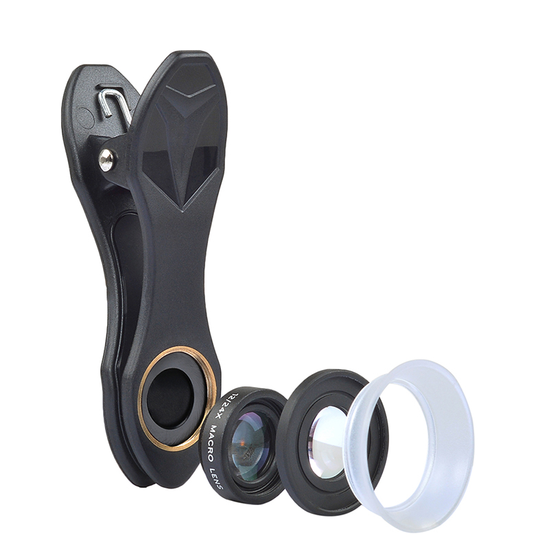 Объектив Apexel APL-24XM clip-on 12x/24x super macro для камеры, поддержка печати логотипа OEM