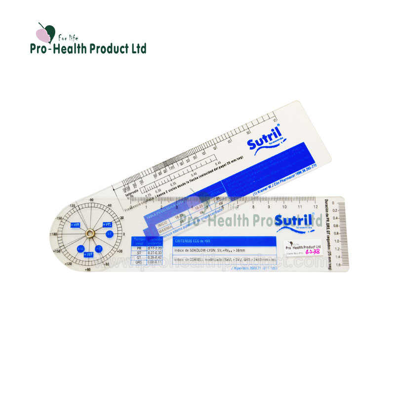 Medical Transparent Goniometer 360 Degree Protractor Plastic Ruler Contact Angle Goniometer