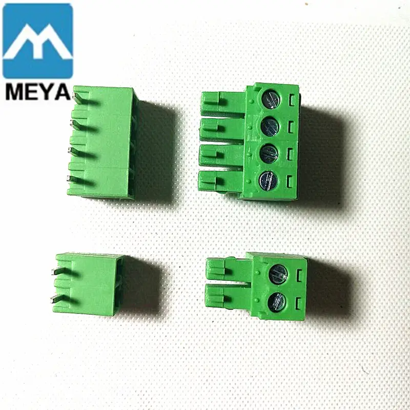 Good quality 3.5mm 3.81mm male insulated wire connectors terminal block  for PCB board