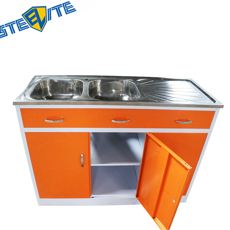 Cheap Kitchen Furniture Metal Kitchen Sink Base Cabinet Design