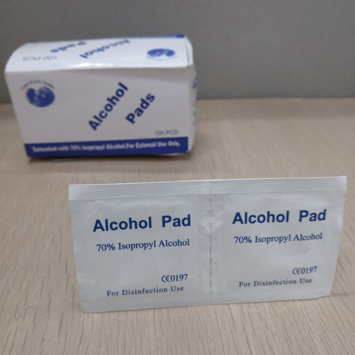 Медицинская Нетканая ткань 70% isopropyl 30*60 Спирт pad