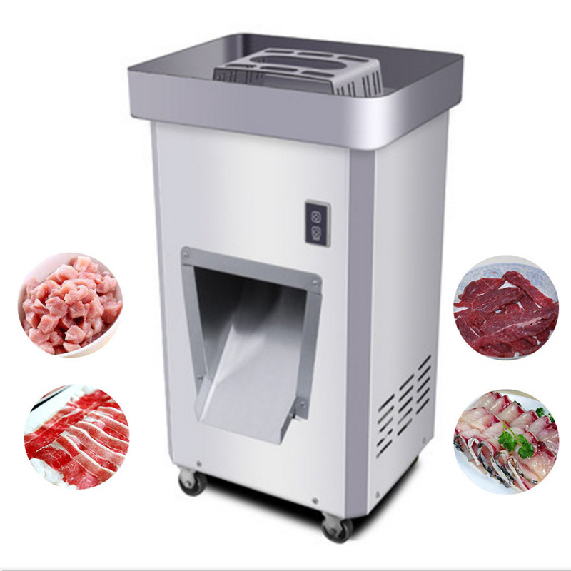 2019 мощный 2200 Вт 300 кг/ч автомат для резки мяса коммерческий вертикальный резак для мяса