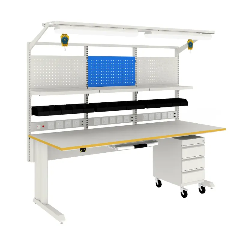 Cleanroom and esd industry work bench conductive esd work table