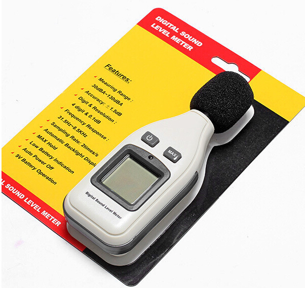 Цифровой измеритель уровня звука шум тестер Noisemeter в децибелах ЖК дисплей экран шум децибел мониторы
