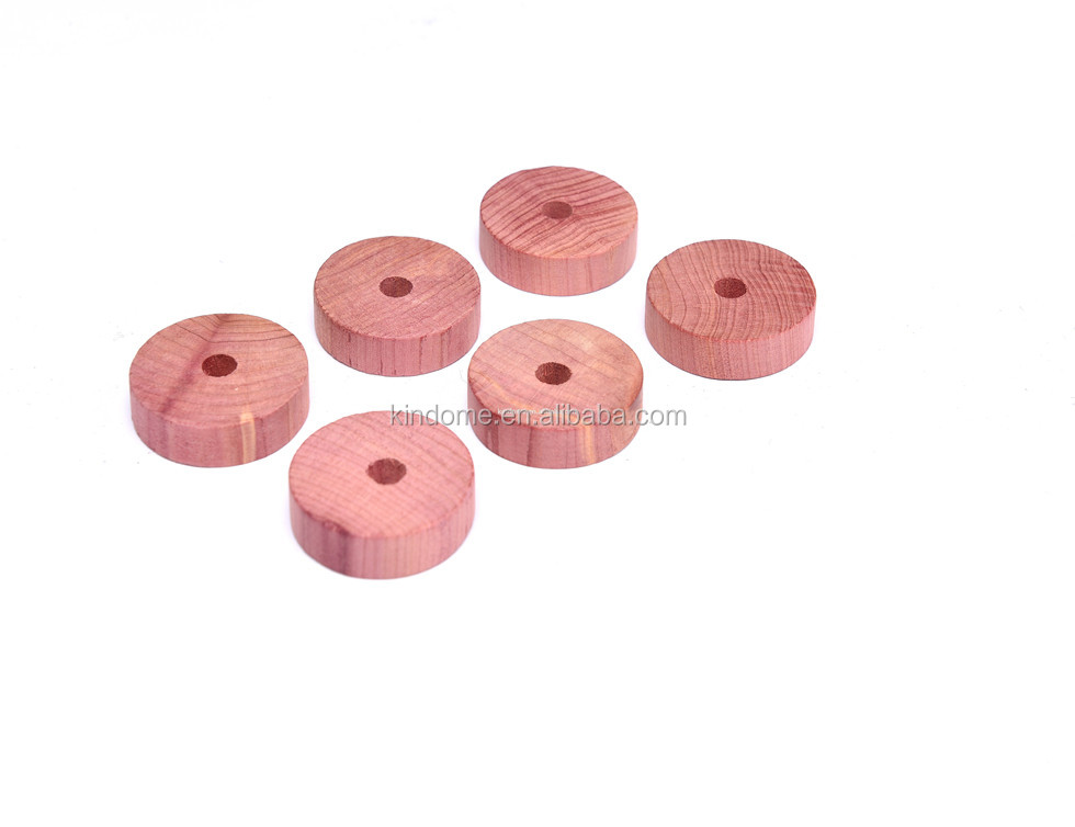 Cedar Rings for Hangers Cedar Blocks for Clothes Storage,Closet Freshener, Aromatic Red Ceder