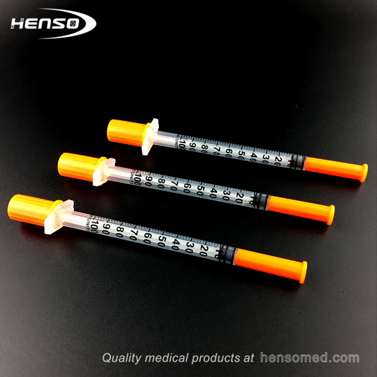 Disposable Free Insulin Syringes With Orange Cap