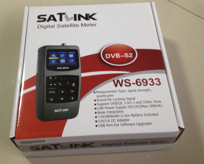 DVB-S & DVB-S2 satlink 6933 спутниковый искатель жир канал ws 6933