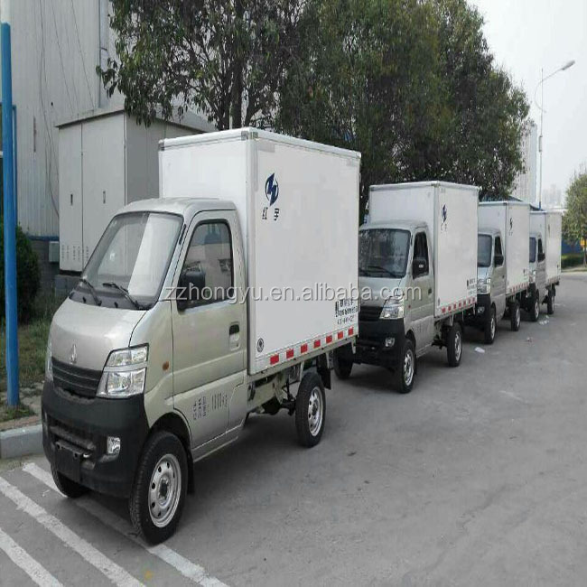 cheap china left hand drive mini trucks/mini refrigerated truck/changan mini truck