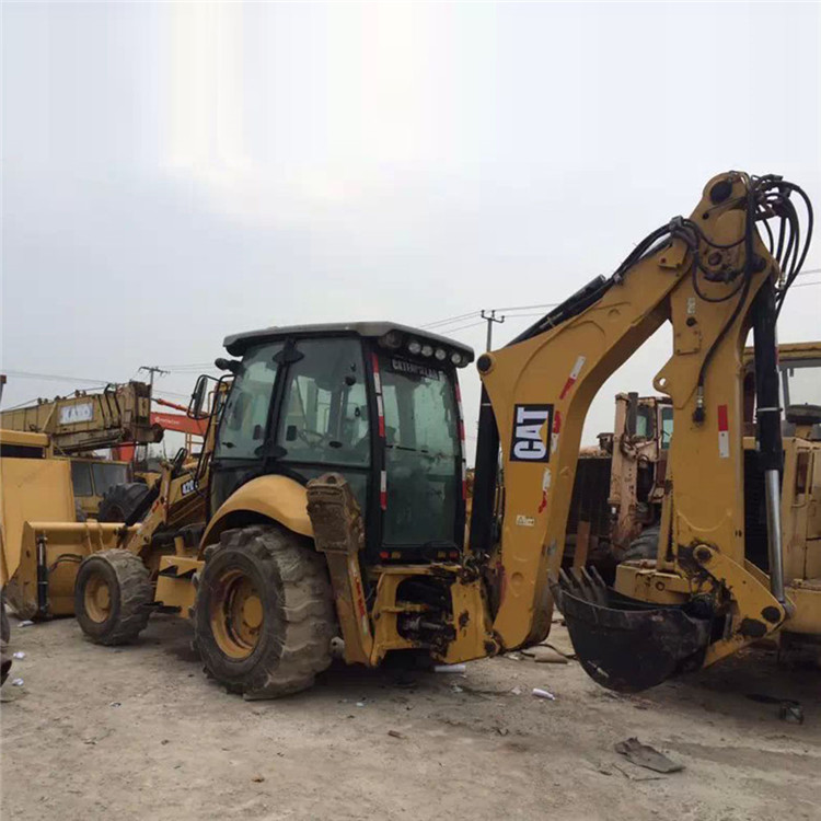 Американский оригинальный Caterpillar 420E, недорогой экскаватор-погрузчик 420E в Шанхае