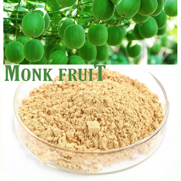 Zero Calories Sweeteners Organic Monk Fruit Extract, Monk Fruit Extract Powder Mogroside V 25%~60% with Best Flavor