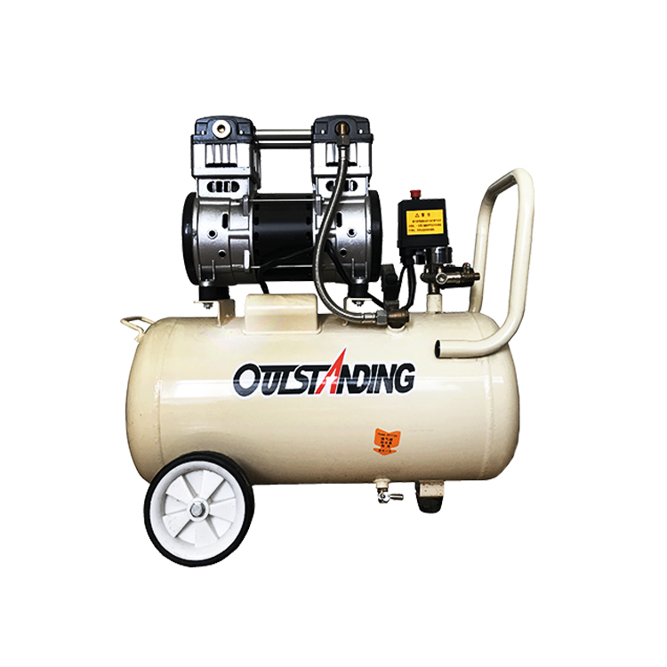 Portable small oil-free static air compressor pump 750W use for air column bags inflating