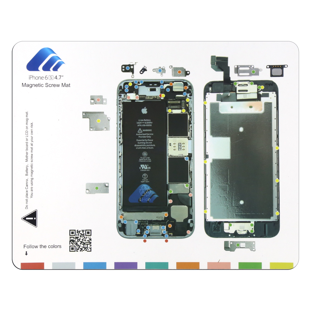 Магнитный коврик с винтовым креплением, рабочая направляющая для iphone 5s 6 6s 6 plus 6s plus 7 7 plus, профессиональные пластины, инструменты для ремонта 6 plus 7 P