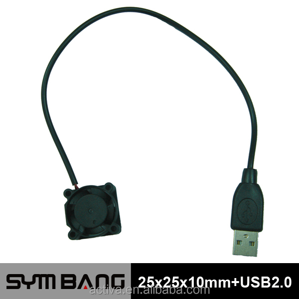D2510-K-USB 25 мм 5 В usb мини-вентилятор