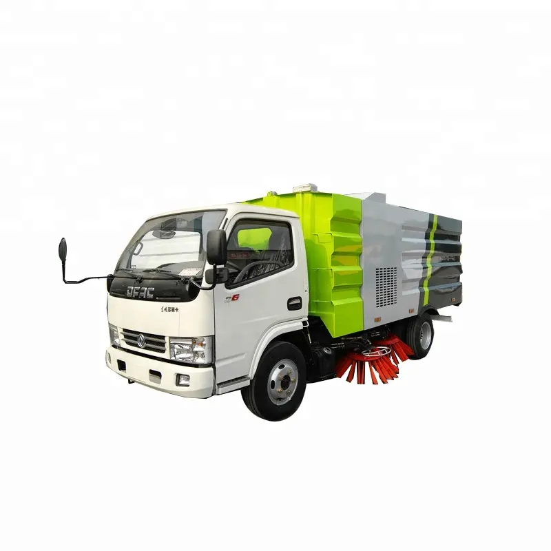 4x2 5Cbm Dongfeng Road High Pressure Washing Sweeper Street Road Cleaning Truck