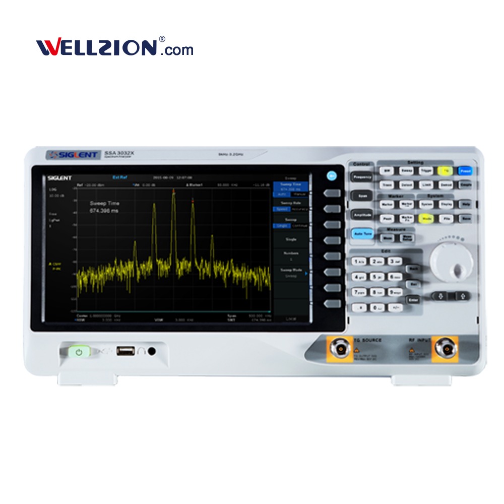 Siglent SSA3032X 3,2 ГГц сравните с анализатором спектра Tektronix