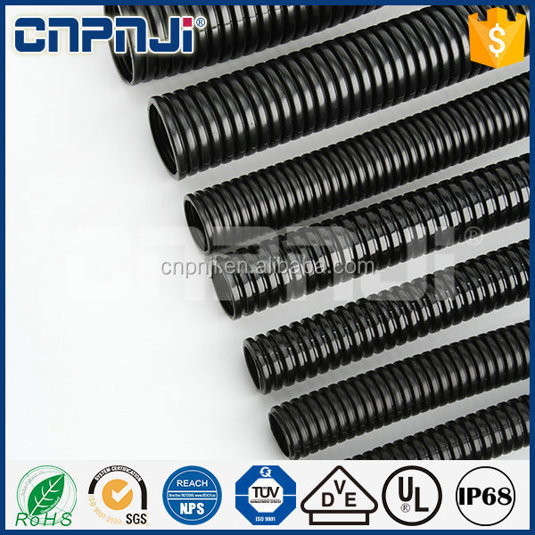Прямая продажа с завода, двойная гофрированная труба HDPE, нейлоновая труба, гибкий гофрированный шланг в трубопроводных фитингах