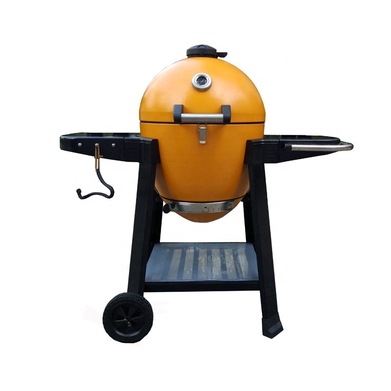 21 дюймовый стальной гриль Kamado для барбекю, уличный гриль в стиле Kamado для приготовления яиц, угольный гриль