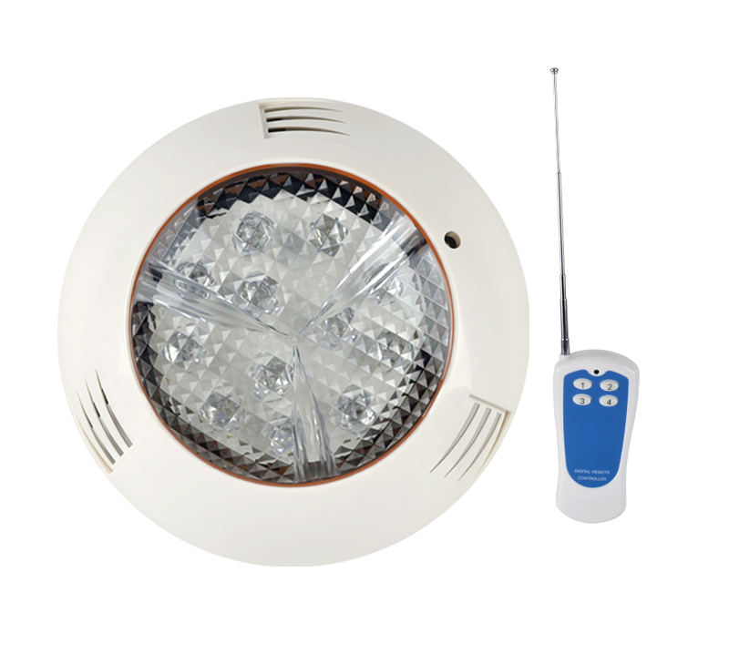 CE ROHS FCC RGB 4 провода индивидуальный шнур холодный белый 12 В AC DC Piscina светодиодная Поверхностная монтируемая подводная Светодиодная лампа для бассейна