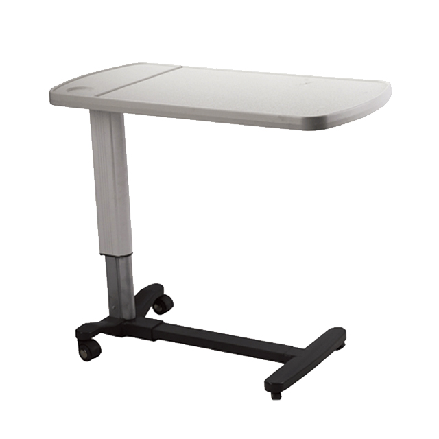 Flower Medical Beauty hi-low adjustable hospital over bed table Commercial Furniture Moveable Over bed table