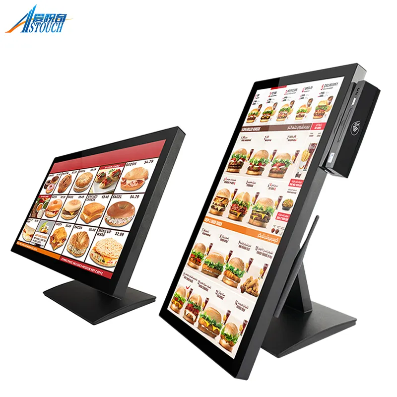 15.6inch touch screen monitor for kitchen display,supermarket
