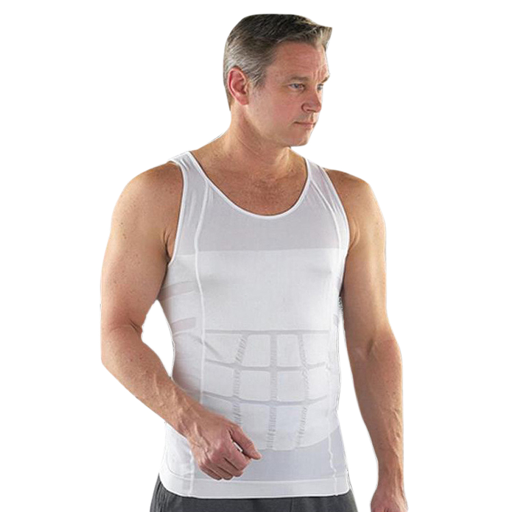 Body Shaper Tank Top Ultra Sauna Suit Waist Trainer Neoprene Slimming Vest For Men