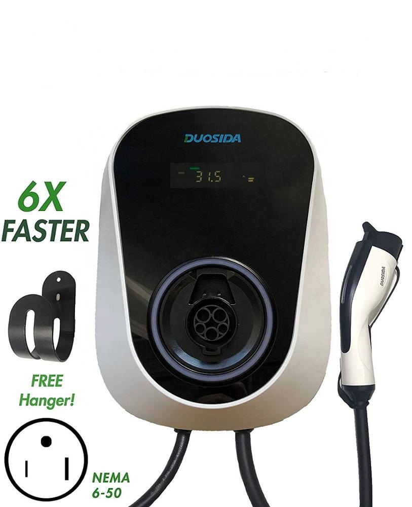 Uchen EV зарядное устройство IP65 type2 зарядное устройство 7KW зарядная станция настенное зарядное устройство