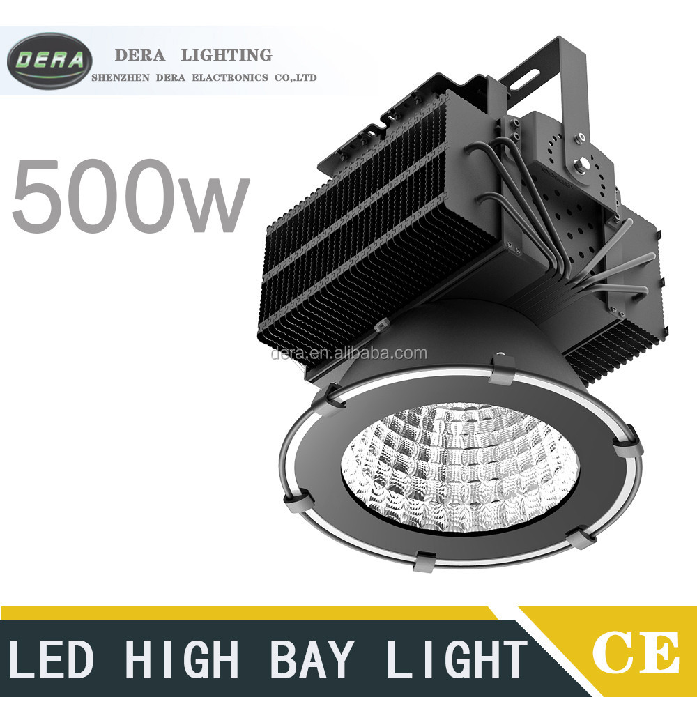 500w high bay light PC cooler Heat sink retrofit listed led high bay with Nichia and MW 500w led high bay light industrial lamp