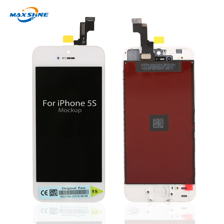 Оптовая продажа lcd полный сенсорный экран дигитайзер сборка Замена для iphone 5 5C 5S SE ЖК-дисплей