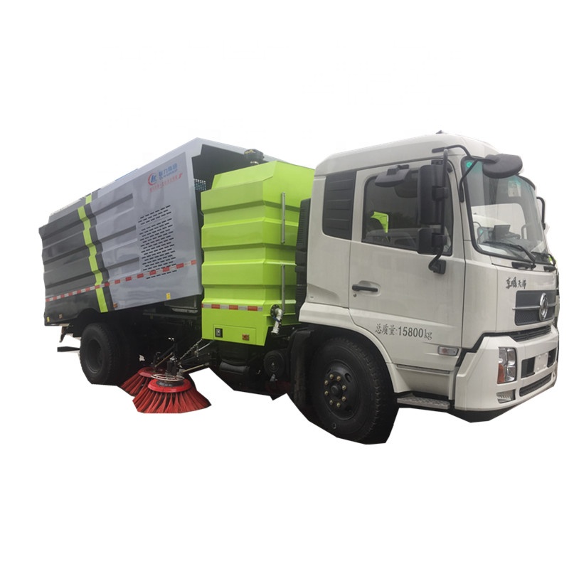 Подметальная машина Dongfeng 4x2 с центральным всасывающим устройством, низкая цена и лучшее качество