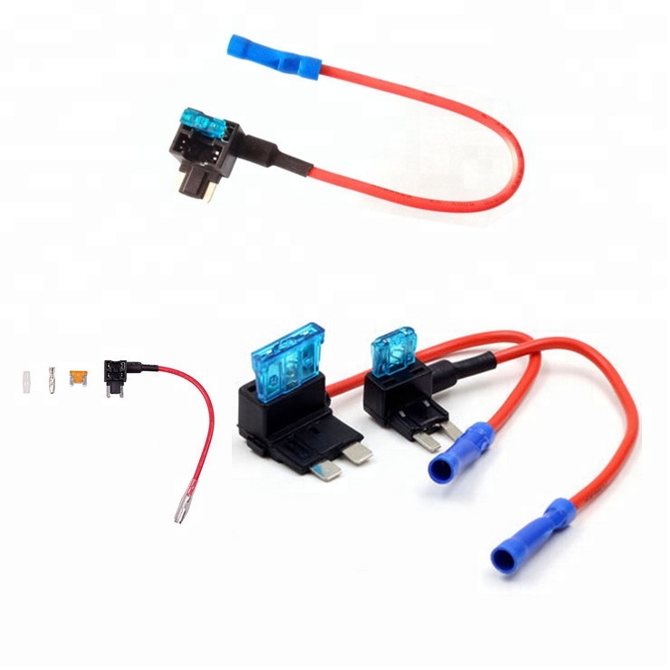 Микро-добавить-a-circuit добавить цепи Авто лезвие предохранителя адаптер держатель DIY ATM коснитесь для автомобиля грузовика