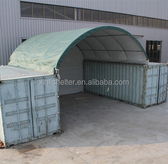 Быстро построить 20ft купол контейнер Shelter с задней
