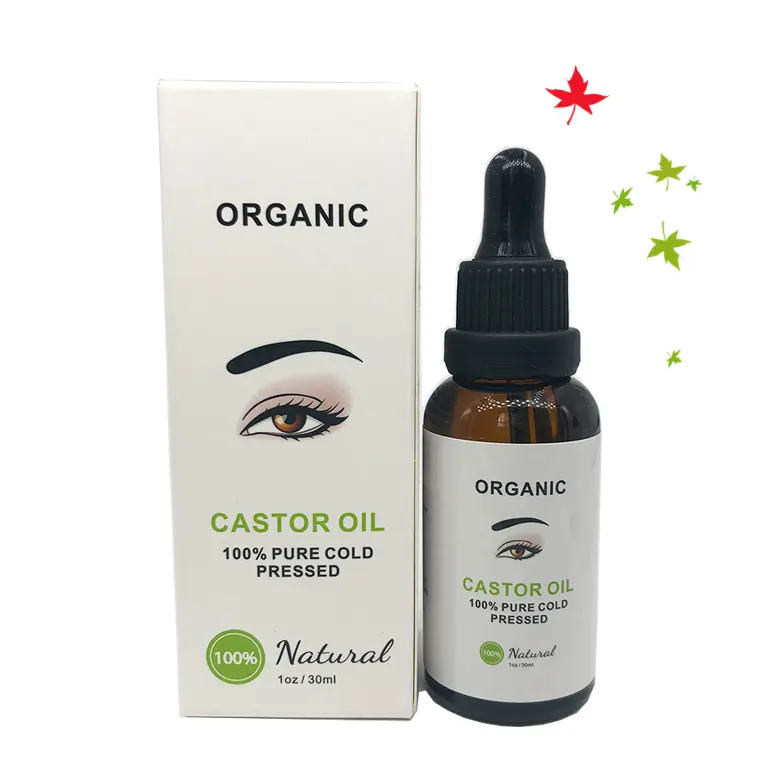 Organic Castor Oil, 30 ml Cold pressed | Reduces Itching And Swelling On The Skin | castor oil pure