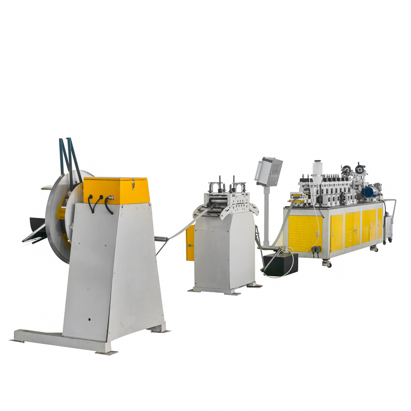 PLC Control Metal Steel Standing Seam Clips Hoop Iron Making Machine