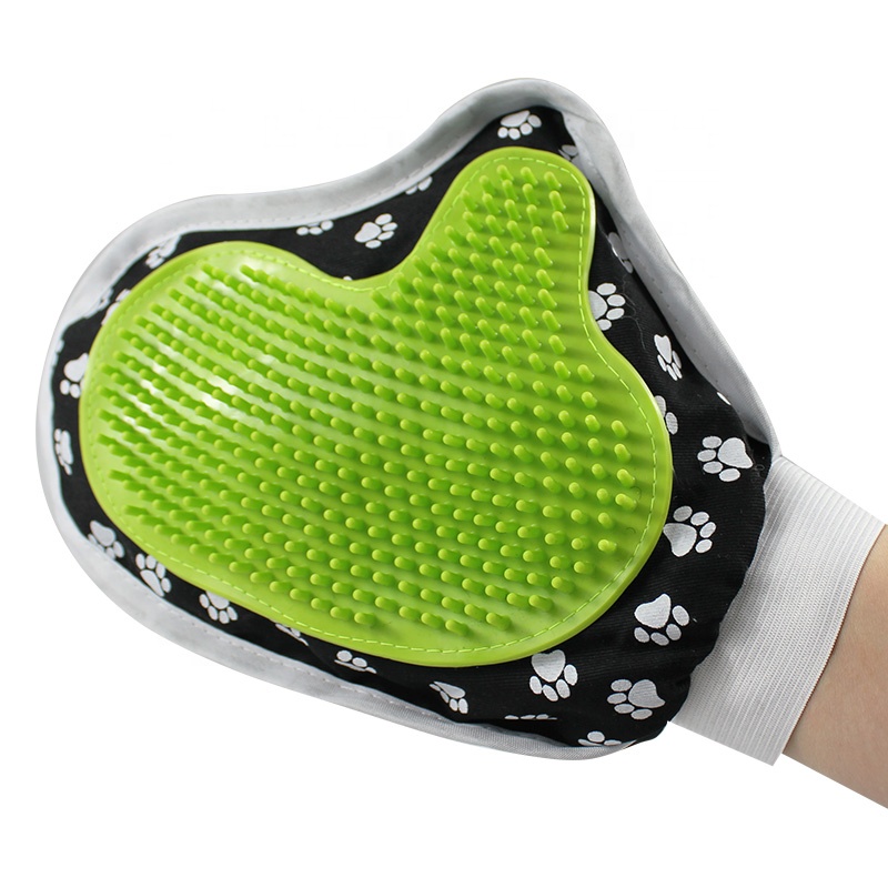 Pet Grooming Tool Massage Deshedding Massage Glove Brush For Dogs And Cats Hair Cleaning