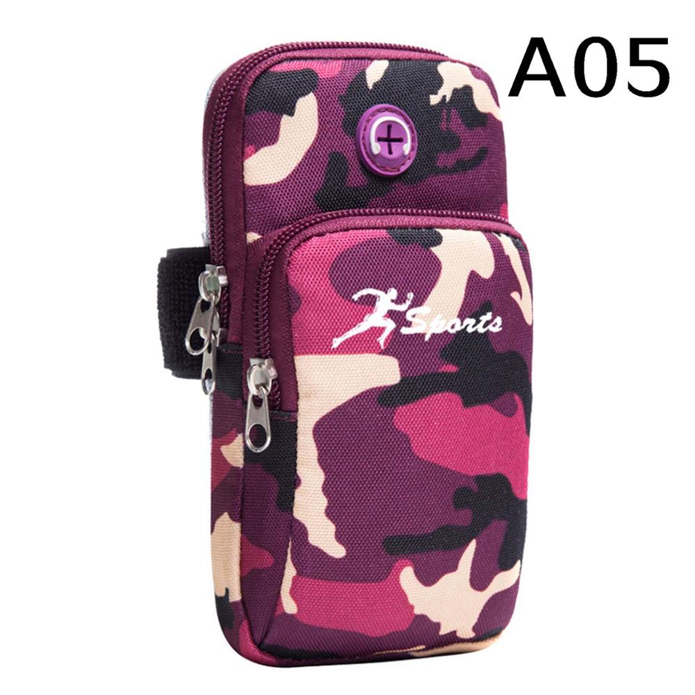 Gym Fitness Running Bags Outdoor Sports jogging Arm Band Run Arms Mobile Phone Pouch Bag Earphone Hole