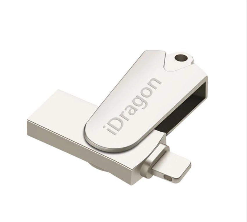 IDragon 2 в 1 взаимный обмен данными между компьютером и периферийными устройствами кард-ридер для iphone x 8 для iPad мобильный флеш-накопитель Mini поворачивать устройство для считывания с tf-карт MK1630