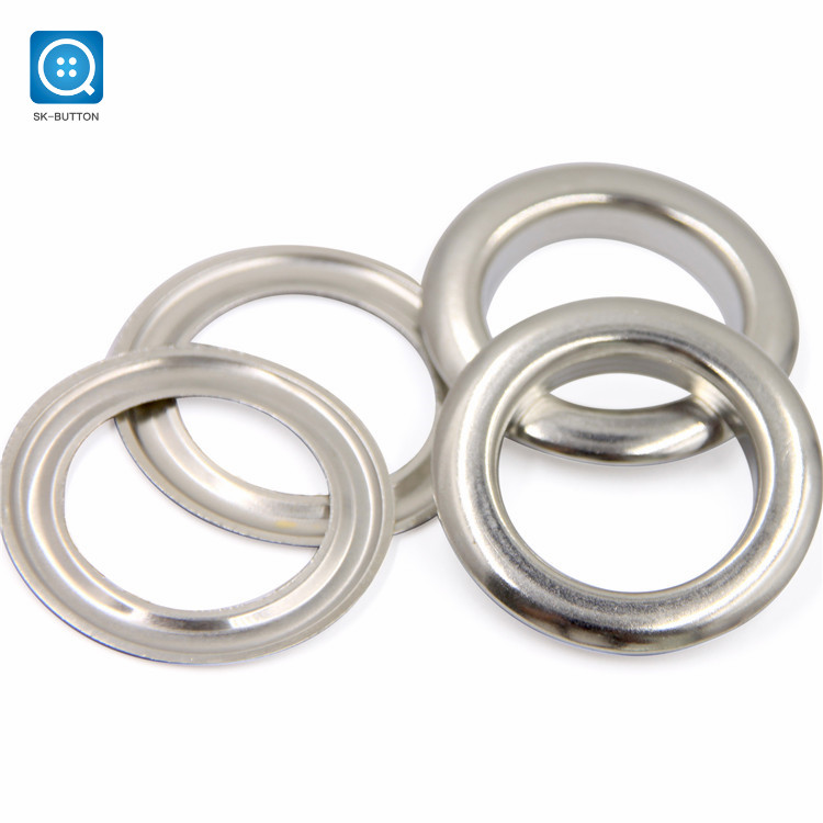 China factory price cheap high quality custom color size sliver metal Composite material eyelet for clothes