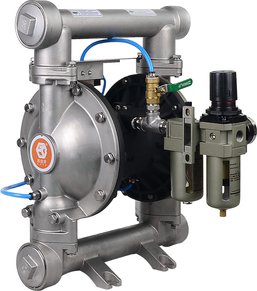 GODO QBF3-50Stainless стальной порошковый пневматический мембранный насос, взрывозащищенный насос