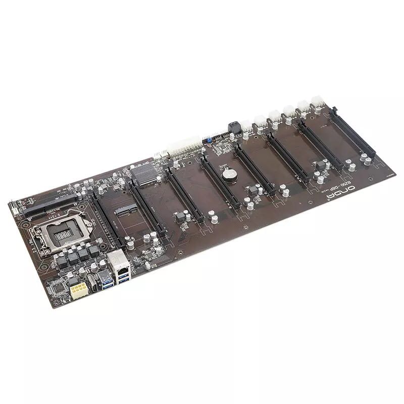 8PCIE 8GPU B250 BTC-D8P DDR3 1151 добыча доска B250 BTC-D8P-D3 материнская плата