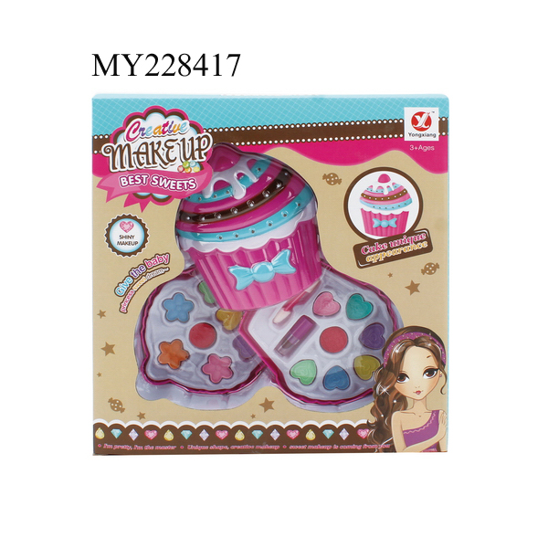 fashion girl beauty set toys for Children cosmetics beautiful make up set