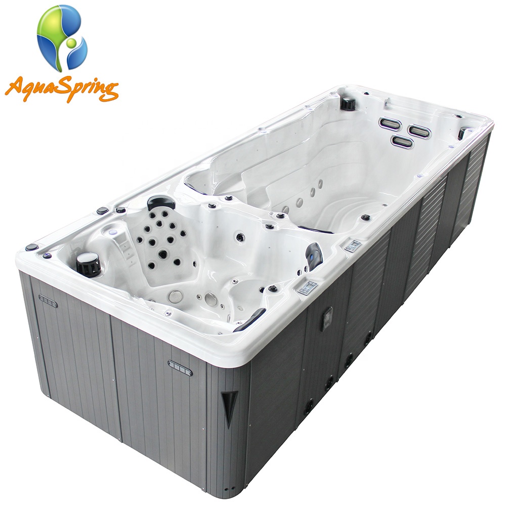 Спа Aquaspring, роскошный дизайн с системой balboa, уличный массаж, плавательный спа