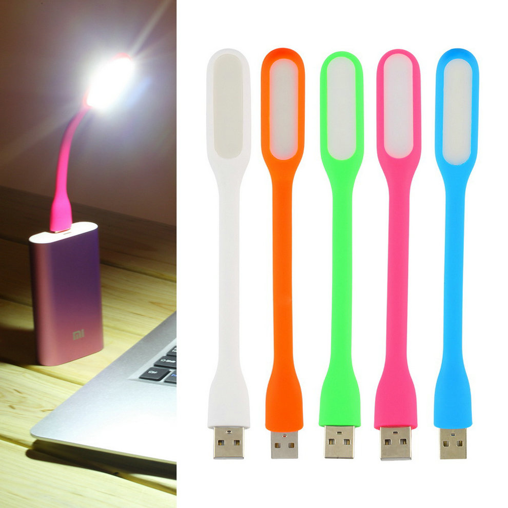 Мини светодиодная USB-лампа для чтения, гибкая ультраяркая лампа для ноутбука, ПК, внешний аккумулятор, партнер, компьютер, планшет, ноутбук